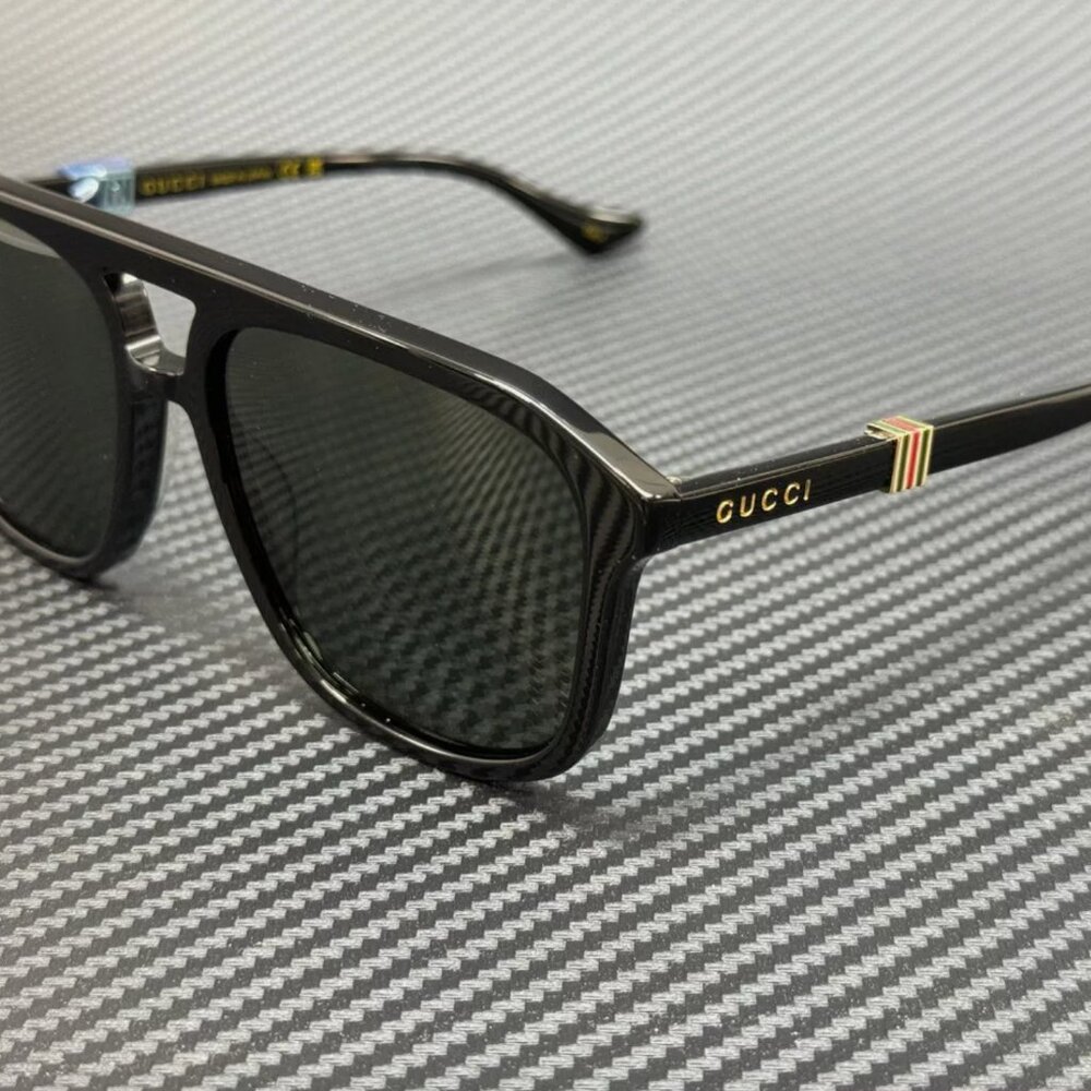 NEW Gucci Men's Black Large Sunglasses